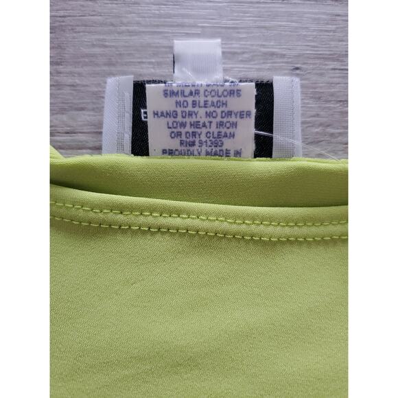 Spirithouse EDW Green Top Size L Polyester Blend Long Sleeve Round Neck - Picture 9 of 9